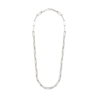Foto 2 | Gargantilla Zekie 7053 Oro 14k Blanco 45 Cms Clip