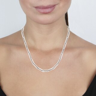 Foto 4 | Gargantilla Zekie 7053 Oro 14k Blanco 45 Cms Clip