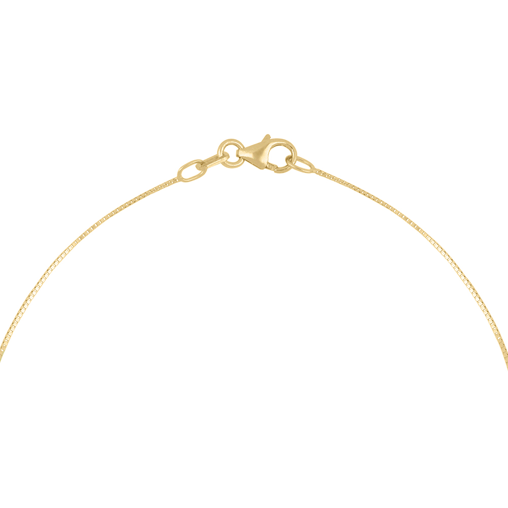 Foto 4 pulgar | Gargantilla Zekie 7064 Oro 14k Amarillo 45 Cms Corazon Inflado