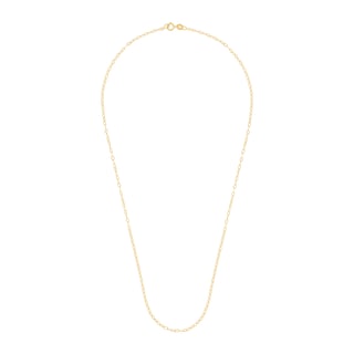 Foto 2 | Cadena Zekie 7099-45 Oro 14k Amarillo 45 Cms Tejido Ancla Diamantada