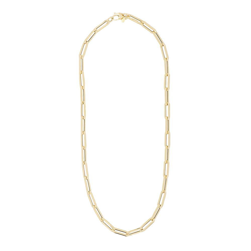 Gargantilla Zekie 7068 Oro 14k Amarillo 45 Cms Clip