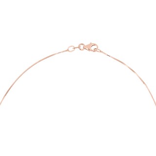 Foto 3 | Gargantilla Zekie 7064-r Oro 14k Rosa 45 Cms Corazon Inflado