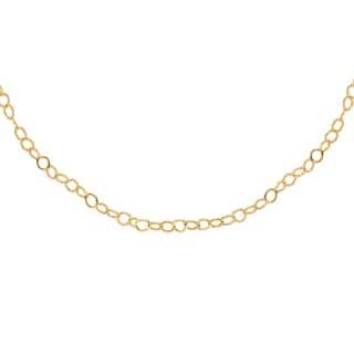Foto 1 | Cadena Zekie 7059 Oro 14k Amarillo 35 Cms Ancla Torcida