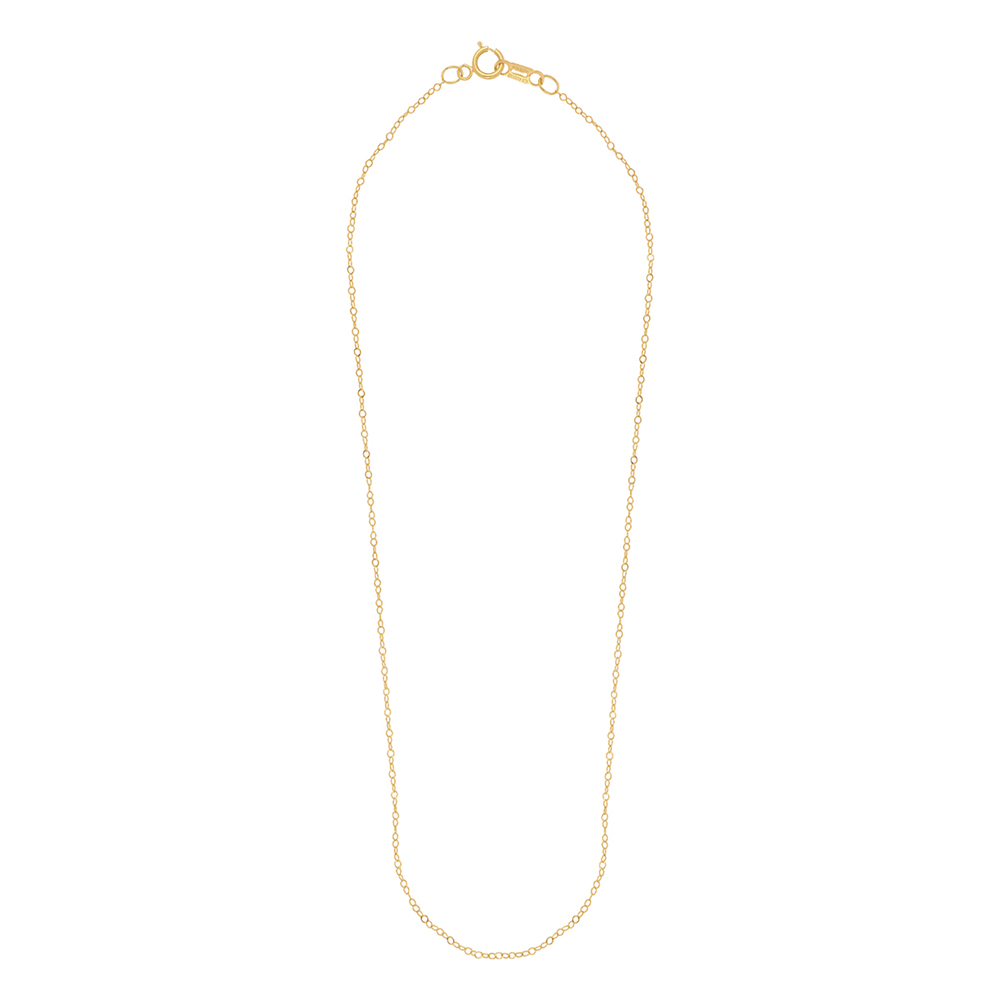 Foto 2 | Cadena Zekie 7059 Oro 14k Amarillo 35 Cms Ancla Torcida