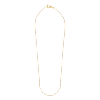 Foto 2 | Cadena Zekie 7059 Oro 14k Amarillo 35 Cms Ancla Torcida