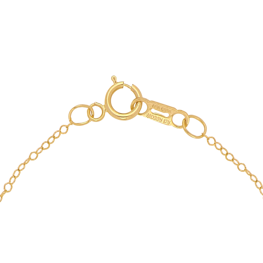 Foto 3 | Cadena Zekie 7059 Oro 14k Amarillo 35 Cms Ancla Torcida