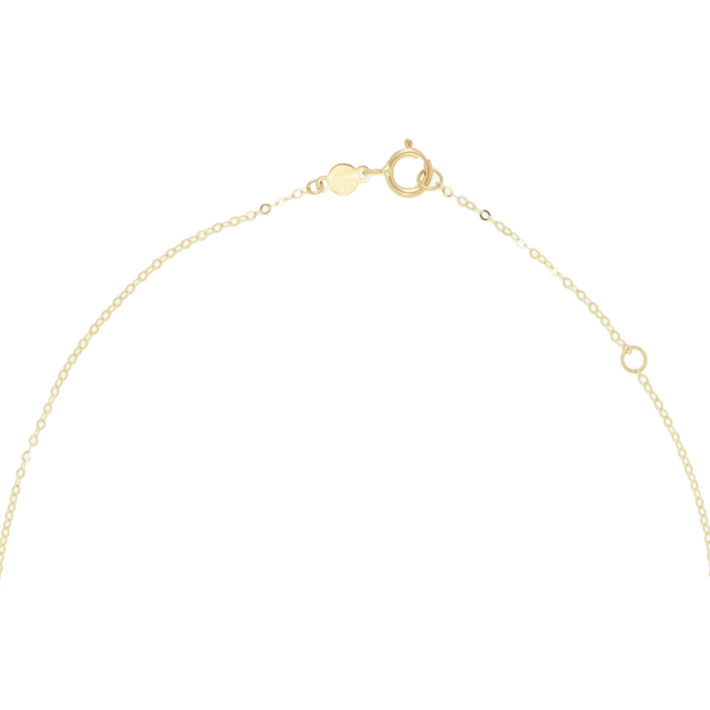 Foto 4 pulgar | Gargantilla Zekie 7168 Oro 14k Amarillo 45 Cms Corazon