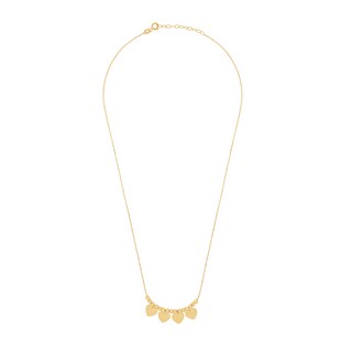 Foto 1 | Gargantilla Zekie 7153 Oro 10k Amarillo 45 Cms Corazones