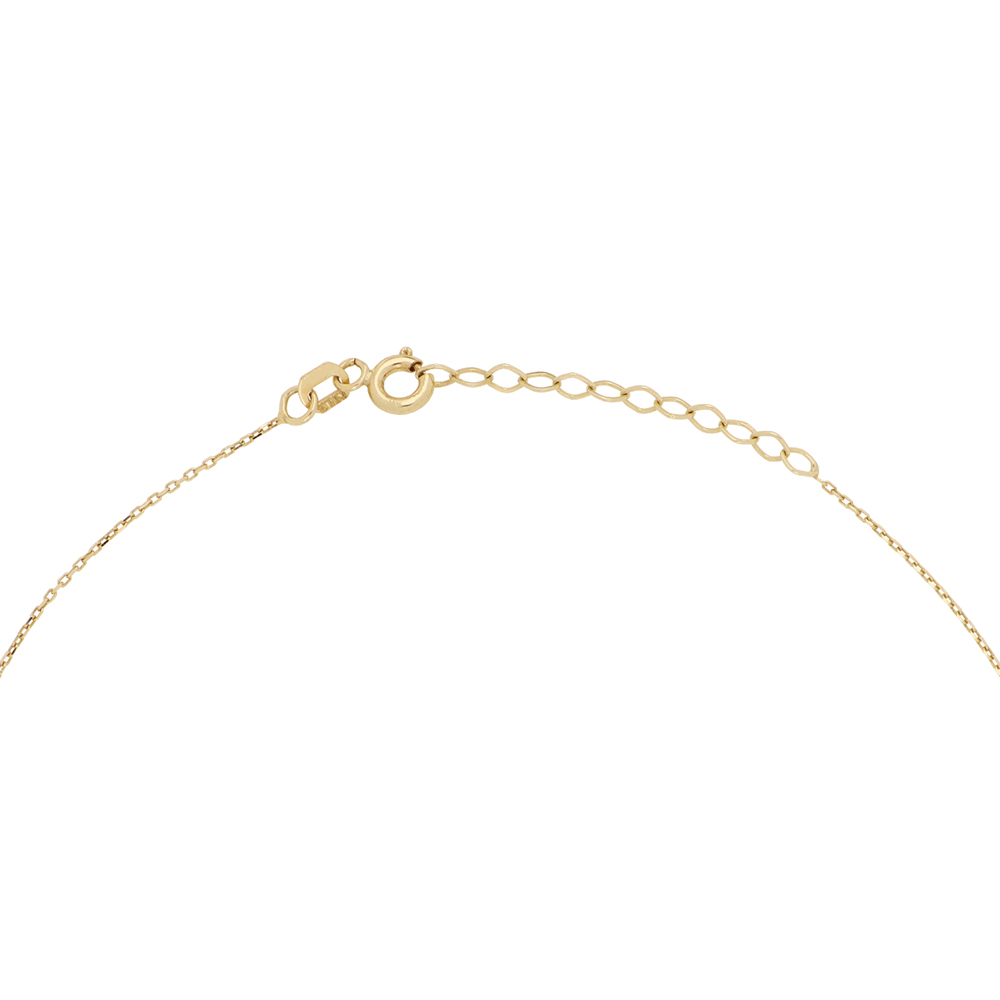 Foto 4 pulgar | Gargantilla Zekie 7153 Oro 10k Amarillo 45 Cms Corazones