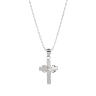 Foto 1 | Collar Cruz Crixus Joyería Plata .925 Piedra Zirconia