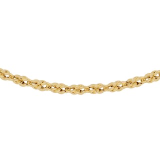 Foto 1 | Cadena Zekie 7114 Oro 14k Amarillo 45 Cms Torzal Diamantada