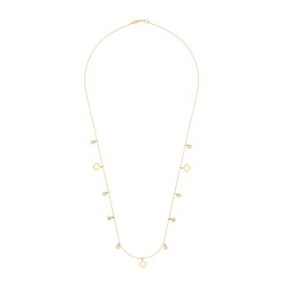 Foto 2 | Gargantilla Zekie 7160 Oro 10k Amarillo 45 Cms Con Estrellas Y Zirconias