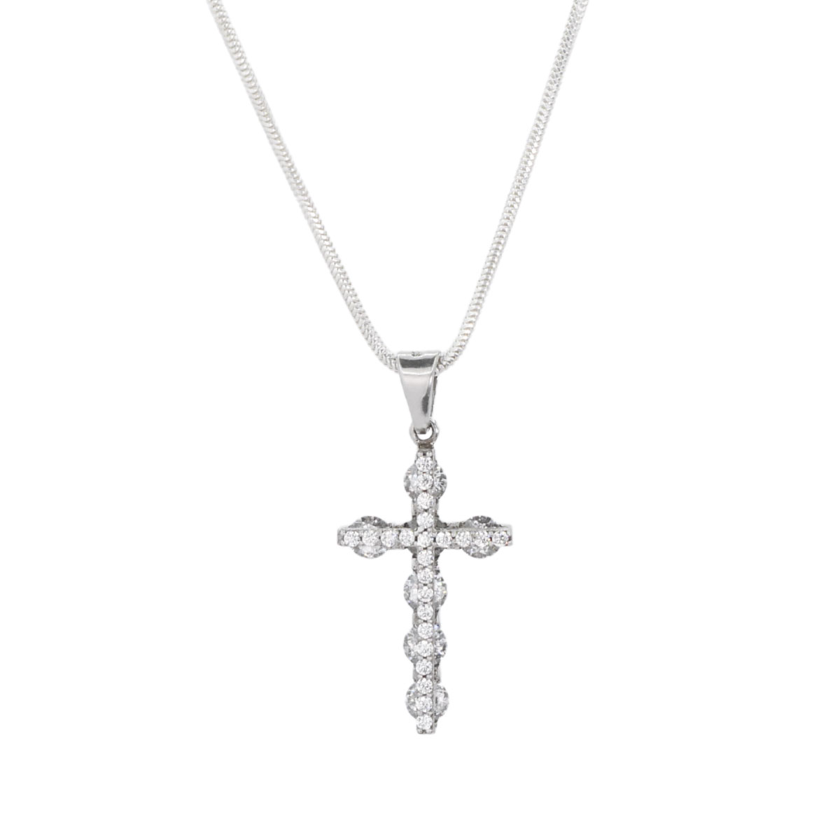 Collar Cruz Crixus Joyería Plata .925