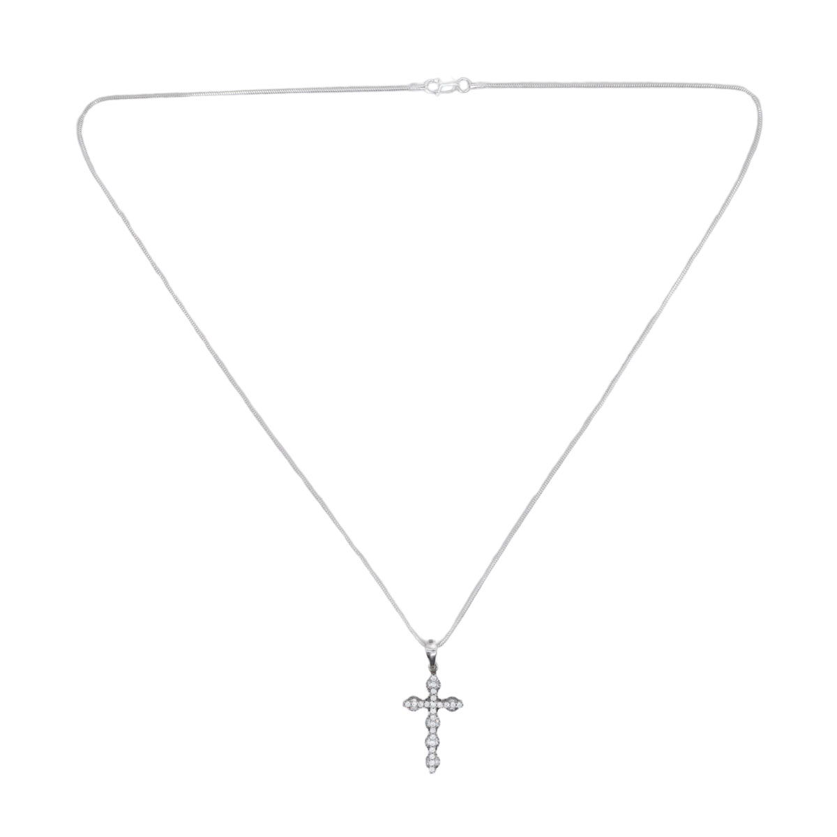 Foto 3 | Collar Cruz Crixus Joyería Plata .925