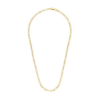 Foto 2 | Cadena Zekie 7293-50 Oro 14k Amarillo 50 Cms 3x1 Facetada
