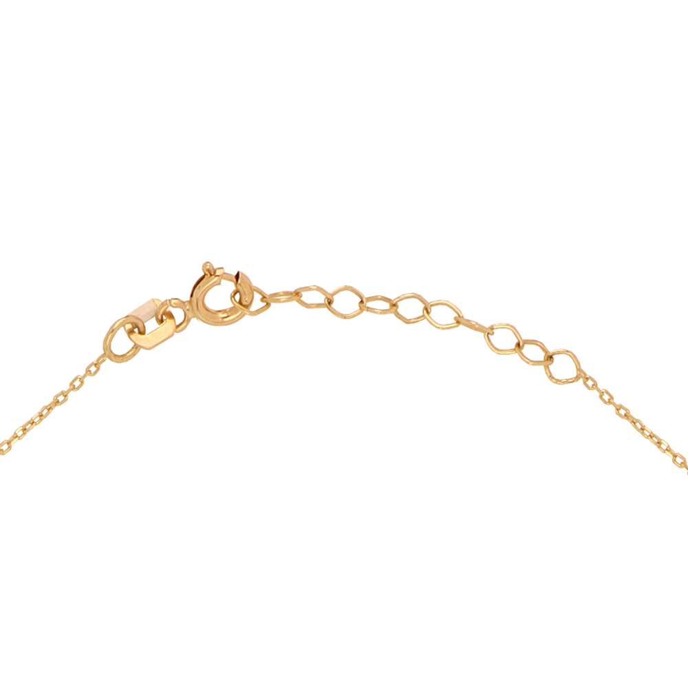 Foto 4 pulgar | Gargantilla Zekie 7221 Oro 14k Amarillo 45 Cms Centro Infinito