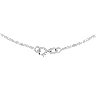 Foto 3 | Cadena Zekie 7268w-50 Oro 14k Blanco 50 Cms Espejo