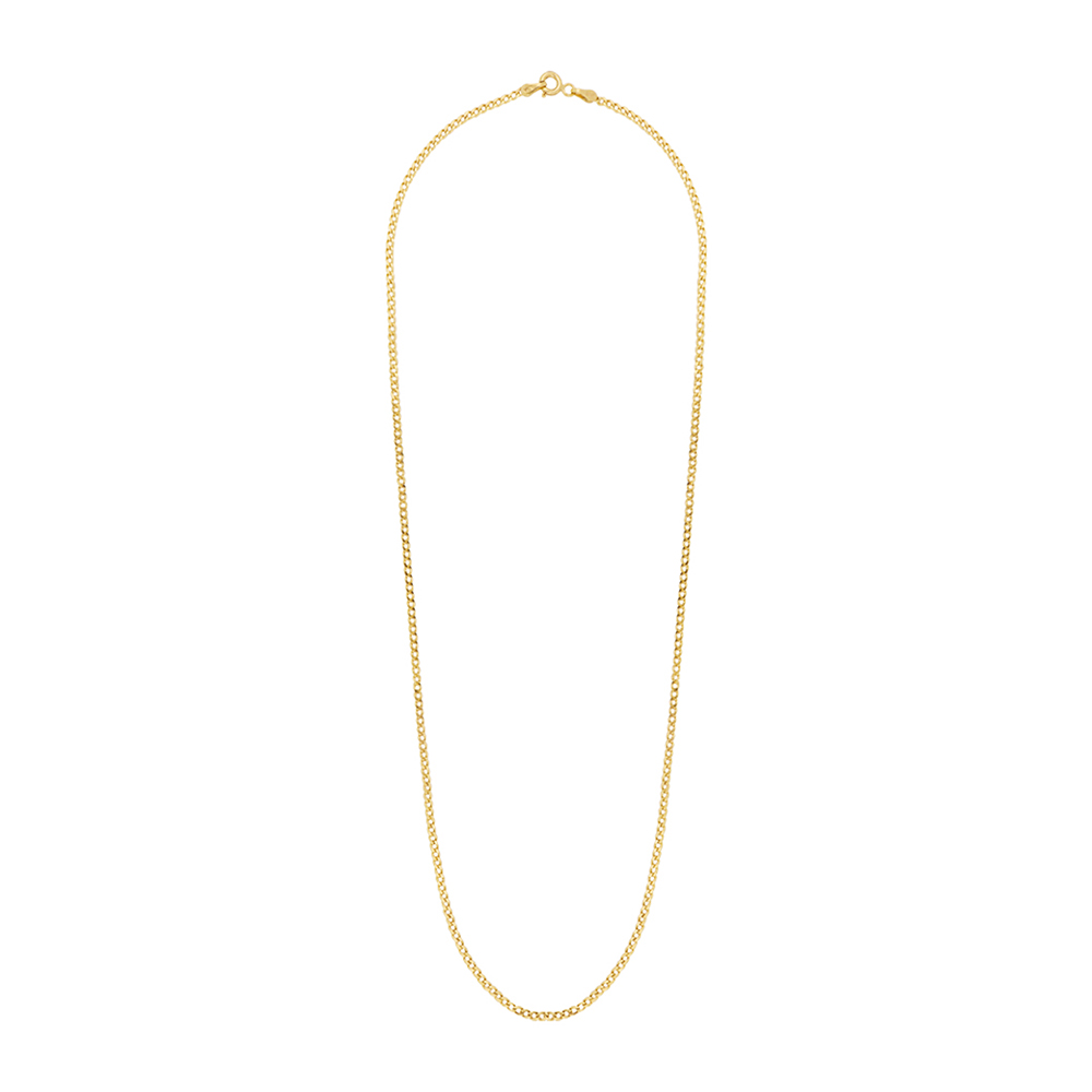 Foto 2 pulgar | Cadena Zekie 7286-50 Oro 14k Amarillo 50 Cms Barbada