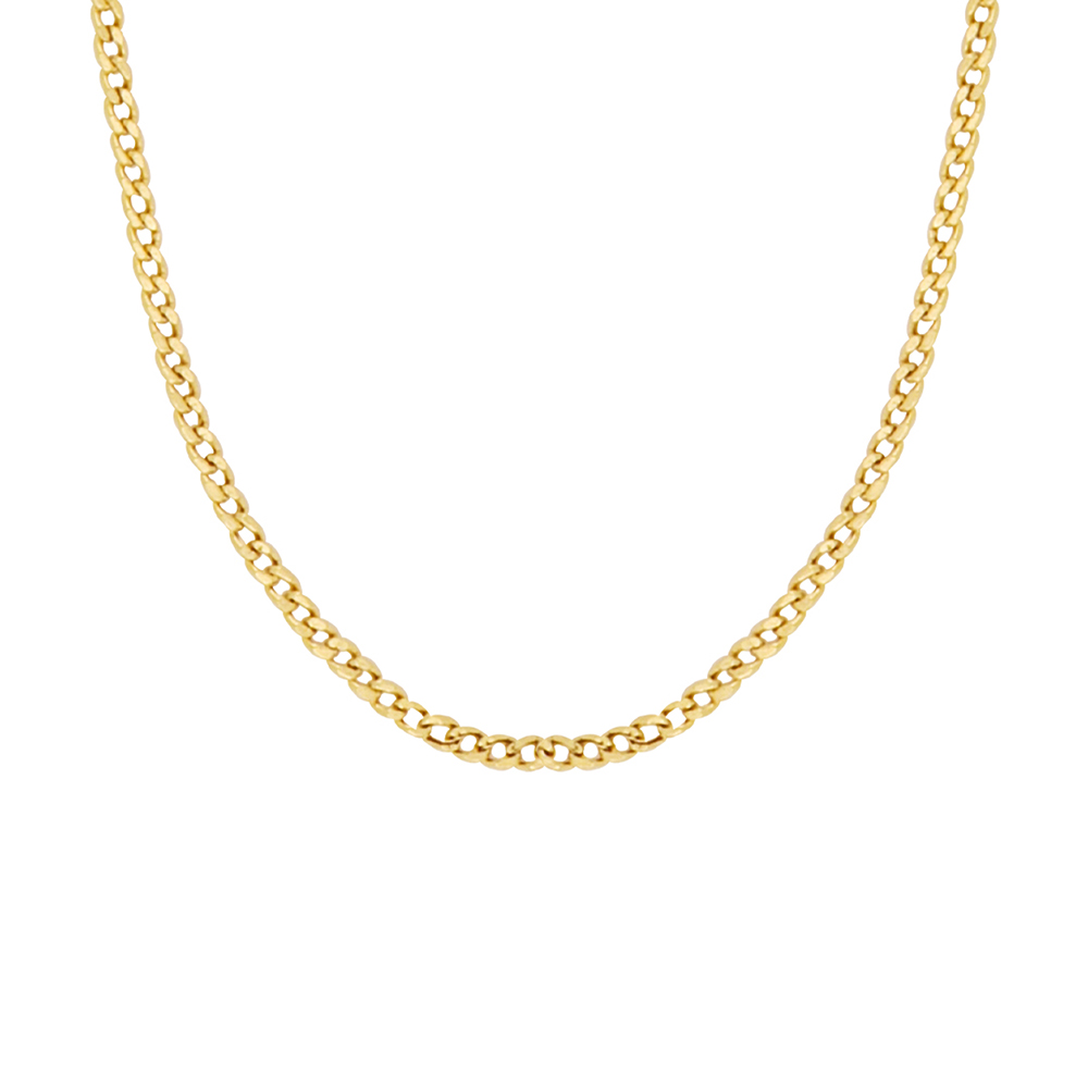 Foto 3 pulgar | Cadena Zekie 7286-50 Oro 14k Amarillo 50 Cms Barbada