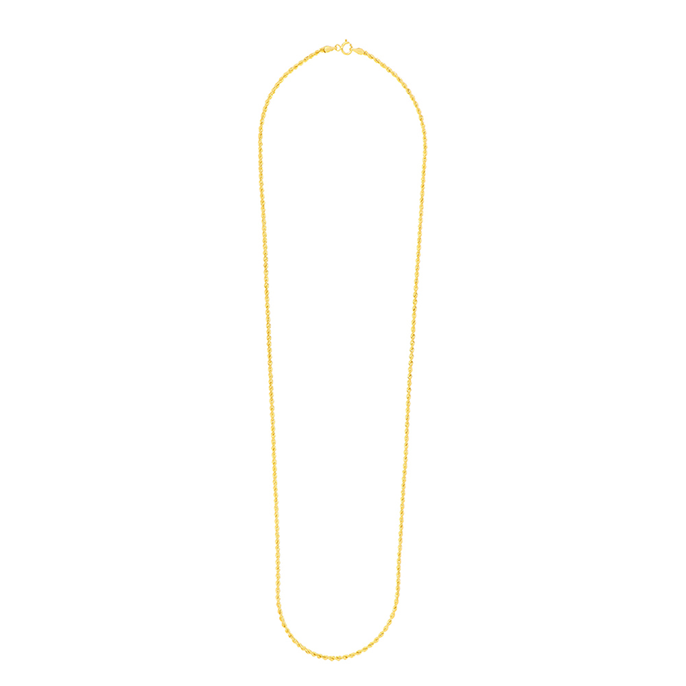 Foto 2 pulgar | Cadena Zekie 7270 Oro 10k Amarillo 60 Cms Torzal