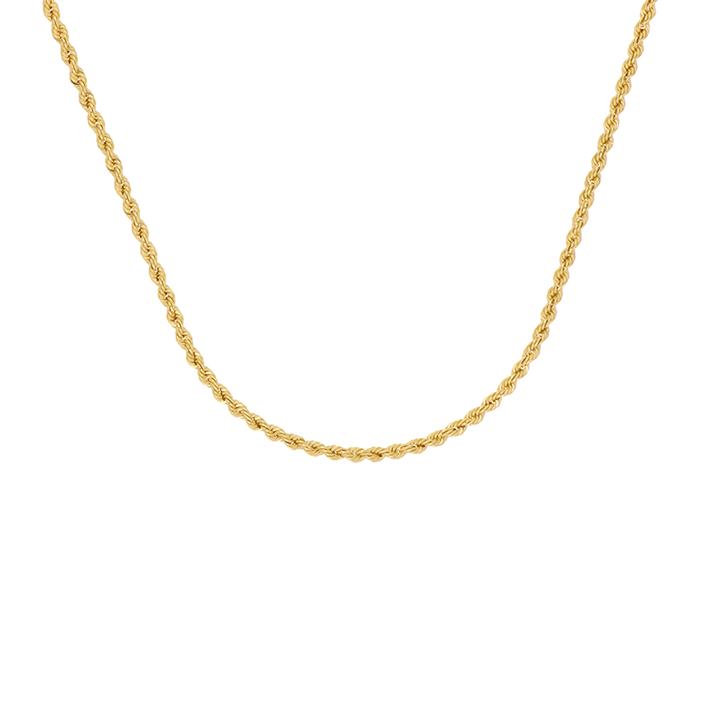 Foto 3 pulgar | Cadena Zekie 7270 Oro 10k Amarillo 60 Cms Torzal