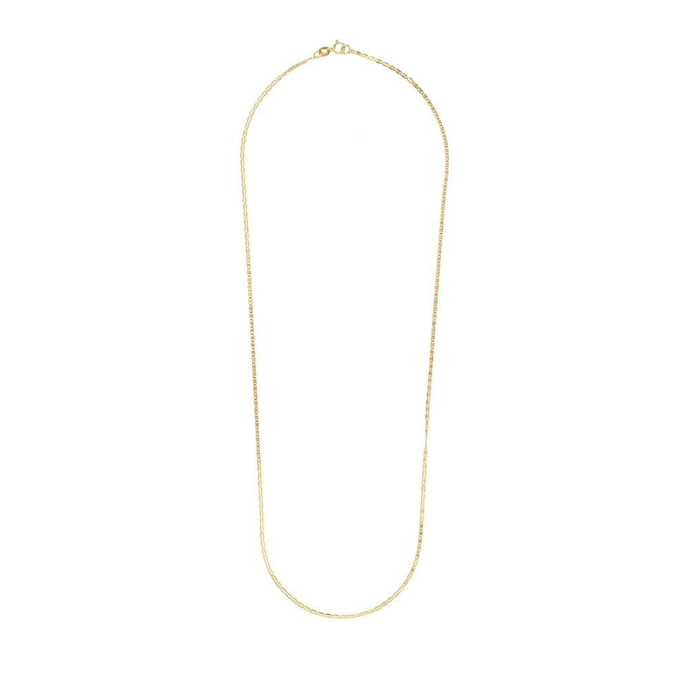 Foto 2 pulgar | Cadena Zekie 7268-50 Oro 14k Amarillo 50 Cms Espejo