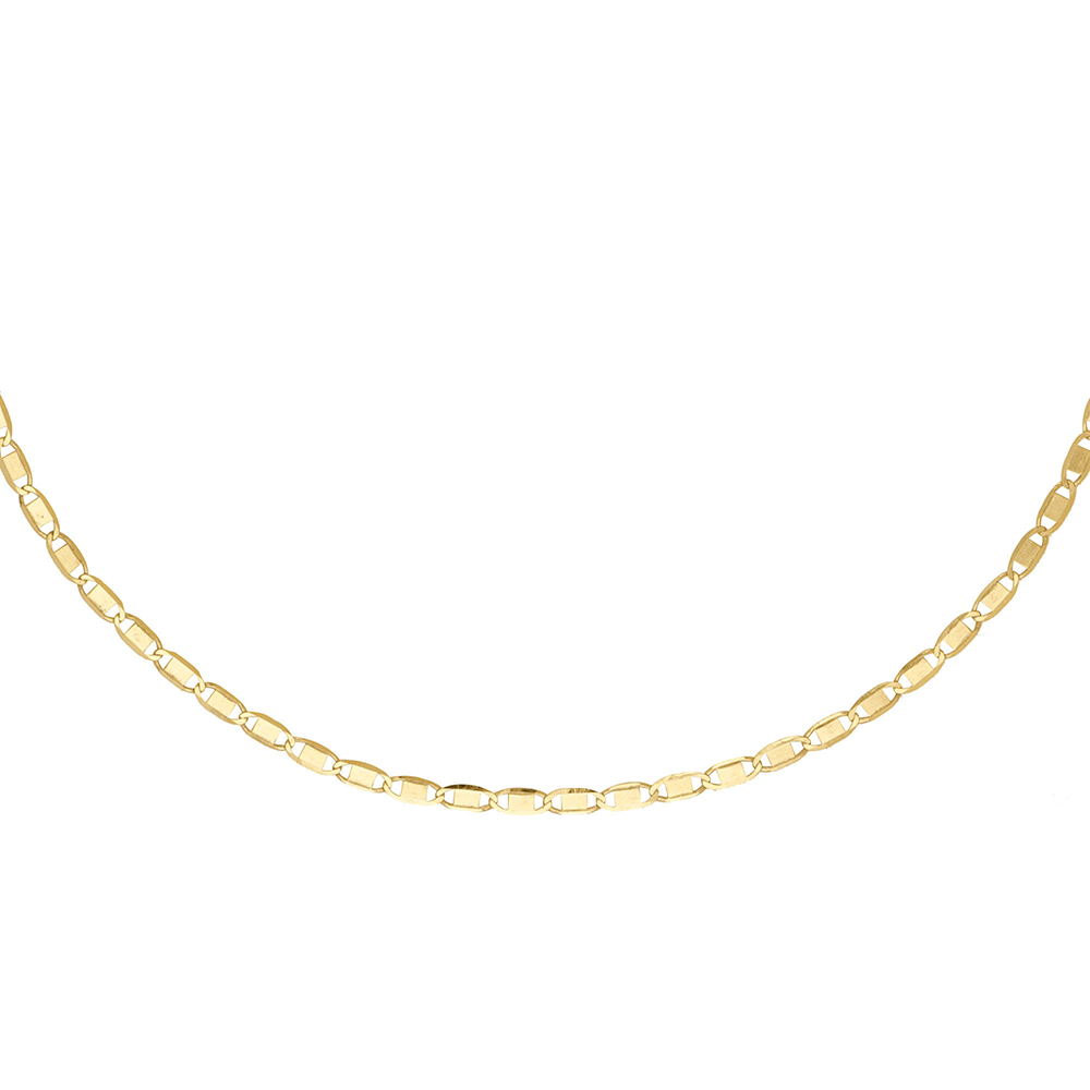 Foto 4 pulgar | Cadena Zekie 7268-50 Oro 14k Amarillo 50 Cms Espejo