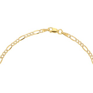 Foto 3 | Cadena Zekie 7293-45 Oro 14k Amarillo 45 Cms 3x1 Facetada