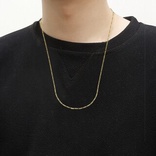 Foto 4 | Cadena Zekie 7292-50 Oro 14k Amarillo 50 Cms 3x1