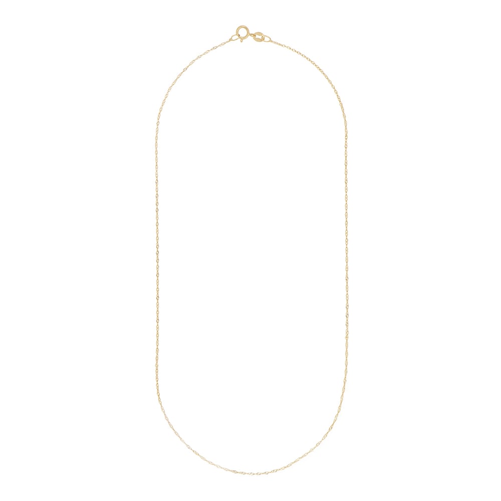 Cadena Zekie 7289-45 Oro 14k Amarillo 45 Cms Singapur $2,516