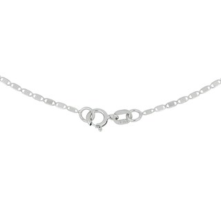 Foto 3 | Cadena Zekie 7268w-40 Oro 14k Blanco 40 Cms Espejo