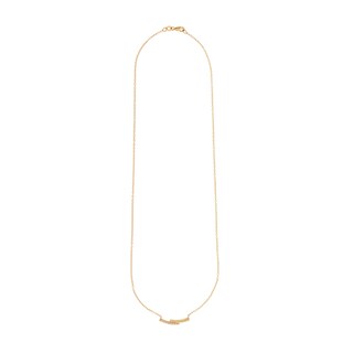 Foto 3 | Gargantilla Zekie 7297-g Oro 14k Amarillo 45 Cms Con Zirconia