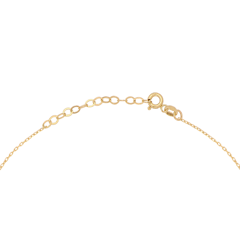 Foto 3 | Gargantilla Zekie 7239 Oro 14k Amarillo 45 Cms. Con Centro De Corazón