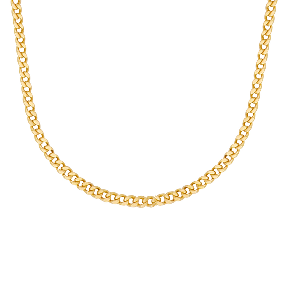 Foto 3 pulgar | Cadena Zekie 7287-50 Oro 14k Amarillo 50 Cms Barbada