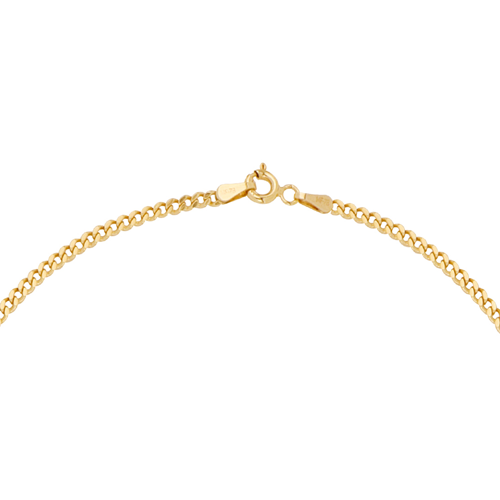 Foto 4 pulgar | Cadena Zekie 7287-50 Oro 14k Amarillo 50 Cms Barbada
