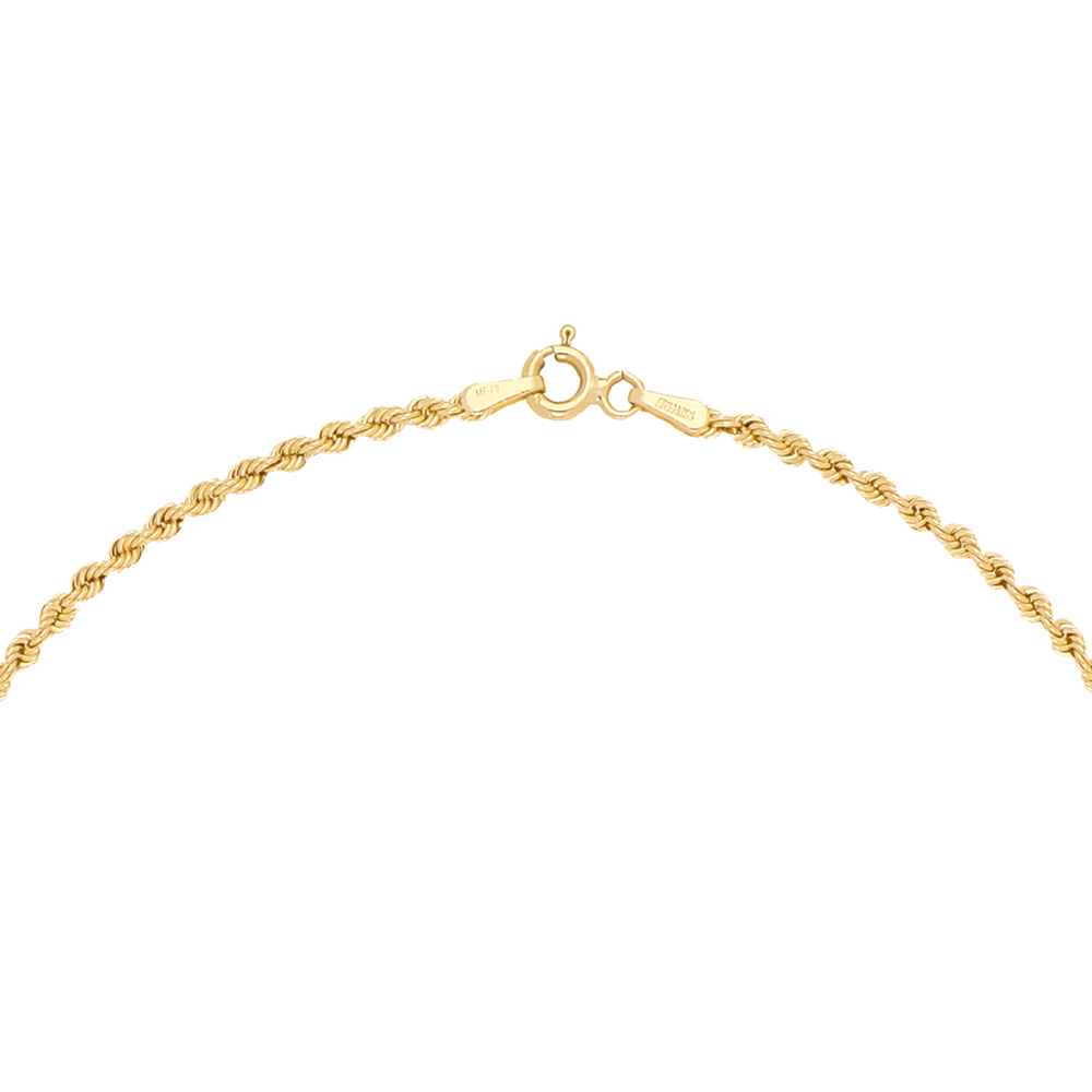 Foto 3 | Cadena Zekie 7291-50 Oro 14k Amarillo 50 Cms Torzal