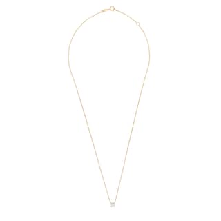 Foto 2 | Gargantilla Zekie 7218 Oro 14k Amarillo 45 Cms Con Centro De Zirconia