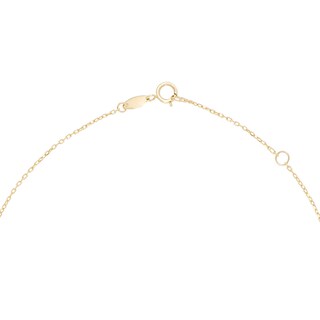 Foto 3 | Gargantilla Zekie 7218 Oro 14k Amarillo 45 Cms Con Centro De Zirconia