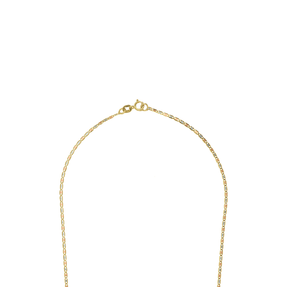 Foto 3 | Cadena Zekie 7268-45 Oro 14k Amarillo 45 Cms Espejo