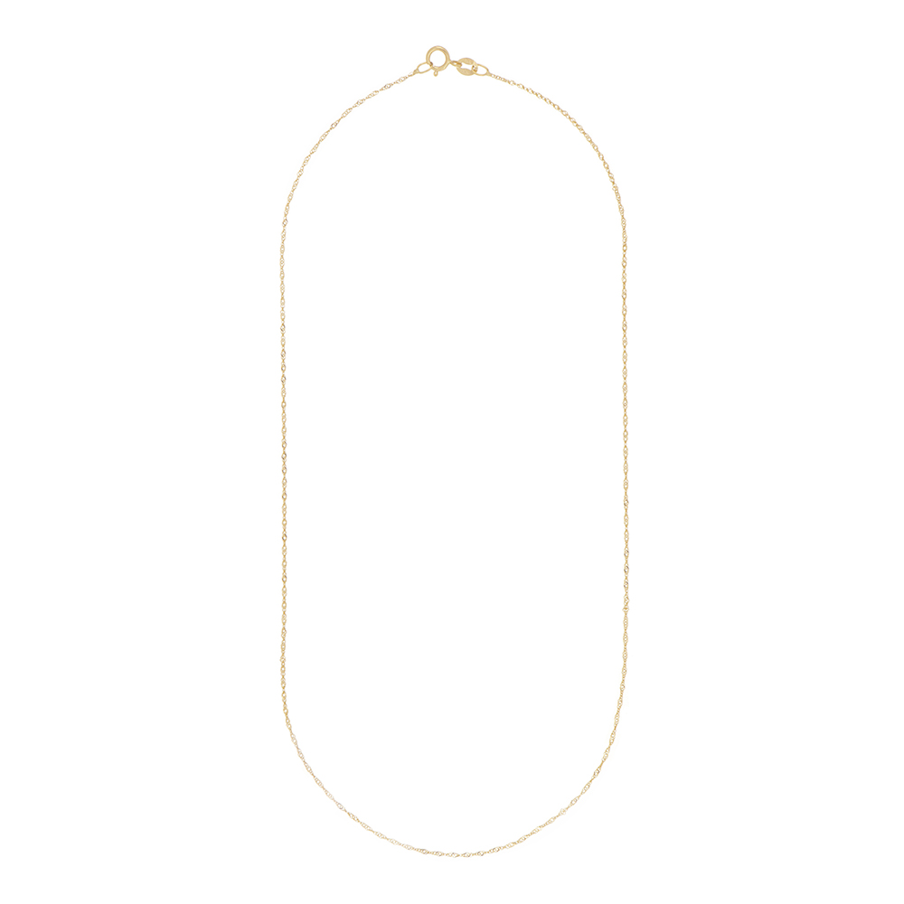 Foto 2 pulgar | Cadena Zekie 7289-35 Oro 14k Amarillo 45 Cms Singapur