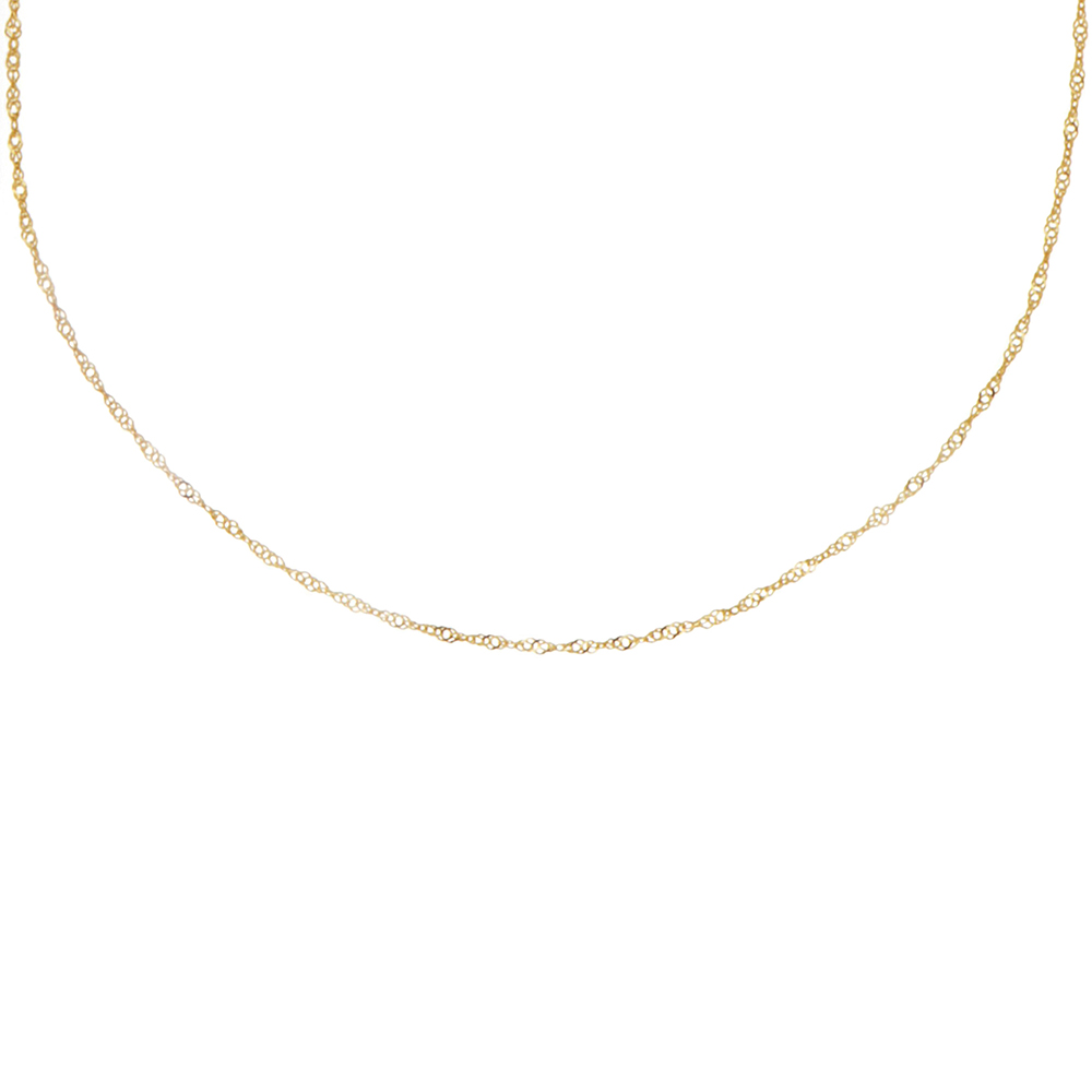 Foto 3 pulgar | Cadena Zekie 7289-35 Oro 14k Amarillo 45 Cms Singapur