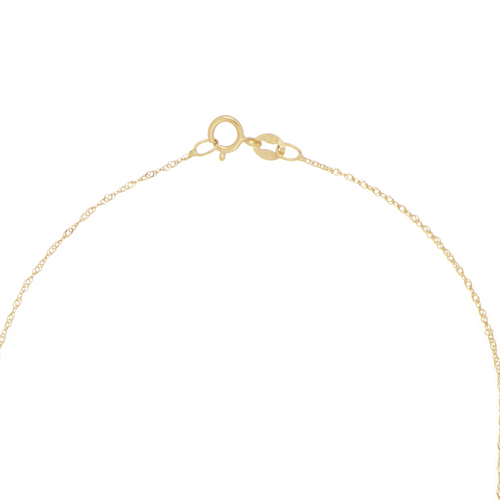 Foto 4 pulgar | Cadena Zekie 7289-35 Oro 14k Amarillo 45 Cms Singapur