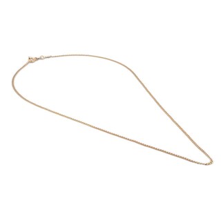 Foto 3 | Cadena Estilo Barbada Oro Italiano Sólido 14k 45 Cm