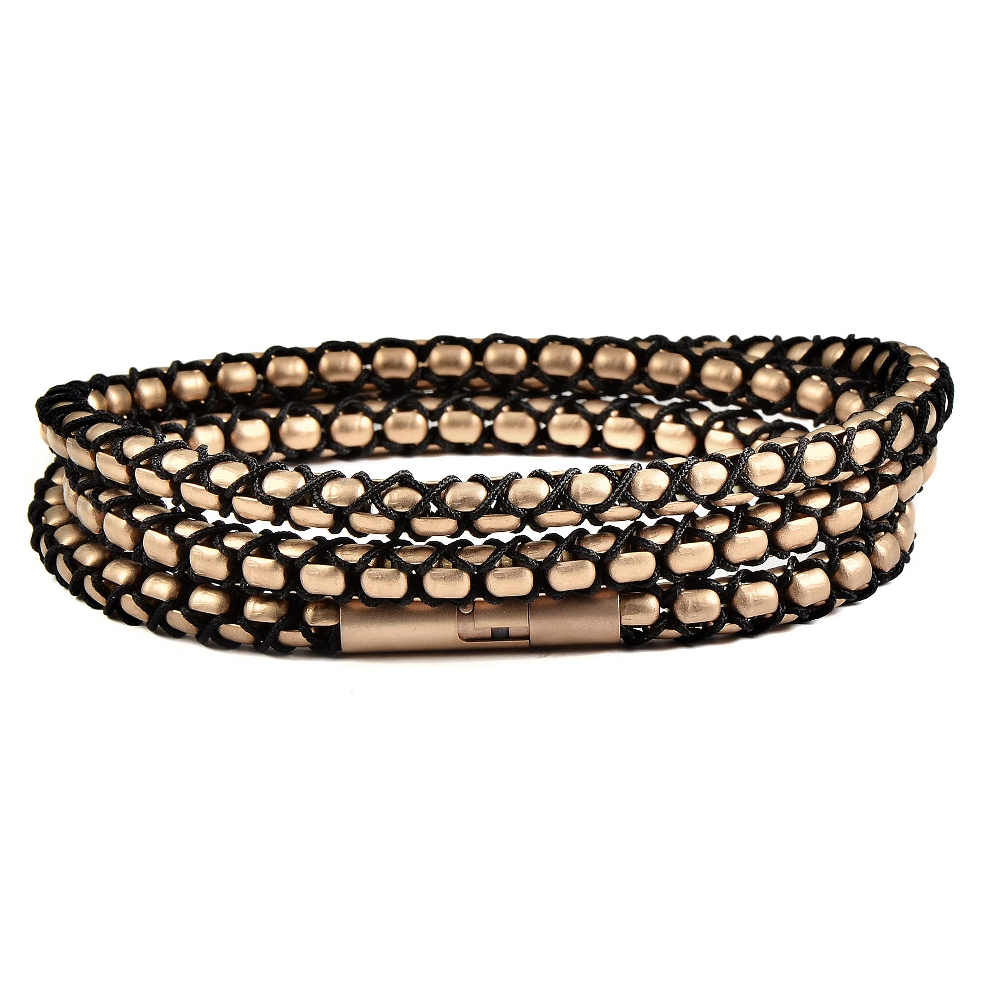 Foto 2 pulgar | Collar Crisol, Acabado Mate, Acero Chapado En Oro Rosa, 26 Cm - Venta Internacional.