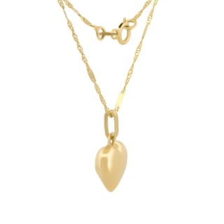Foto 3 | Hermosa Cadena Gargantilla Dama Corazón Oro Sólido 14k