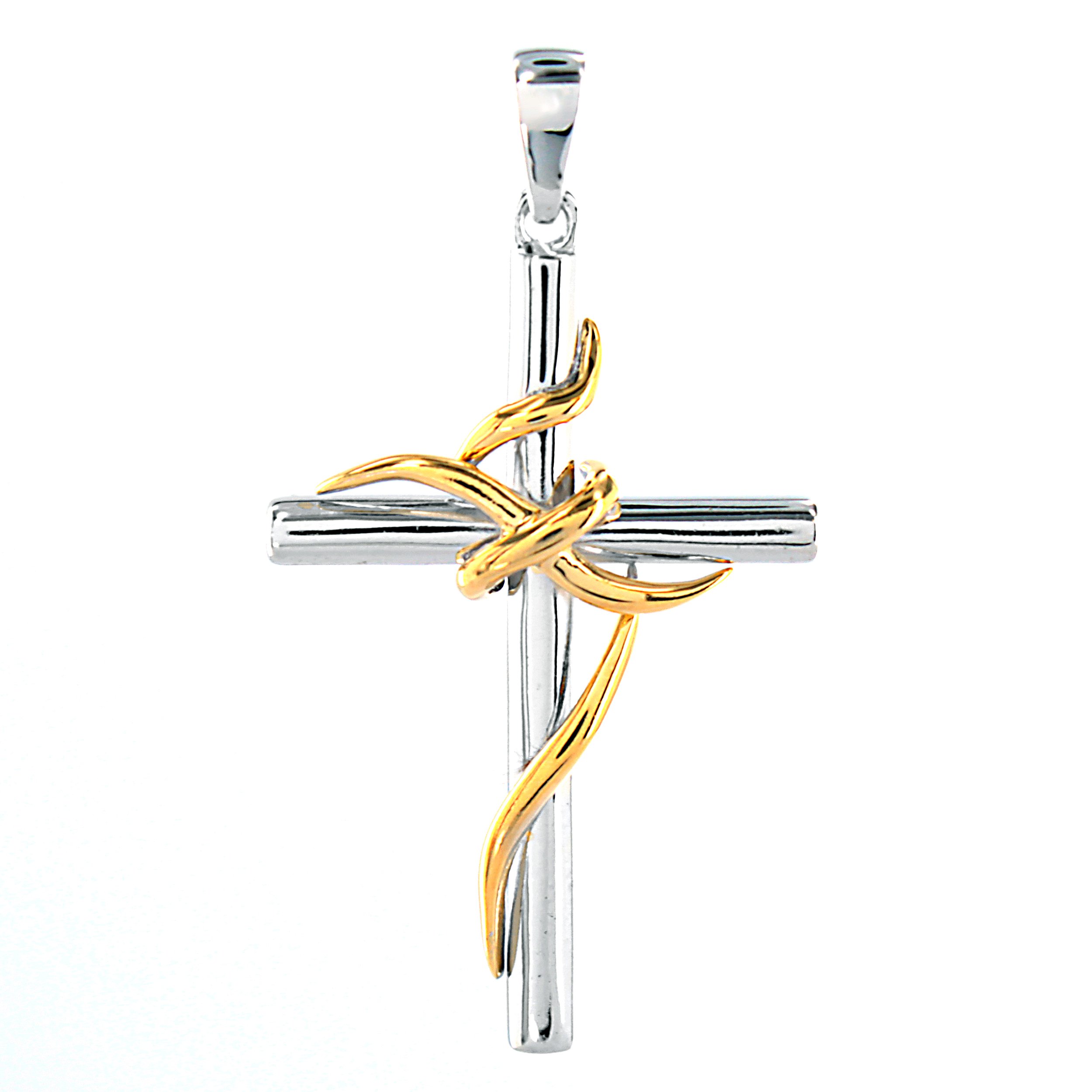 Foto 2 pulgar | Colgante De Plata De Ley Chapado En Oro De 14 Quilates De West Coast Jewelry - Venta Internacional.