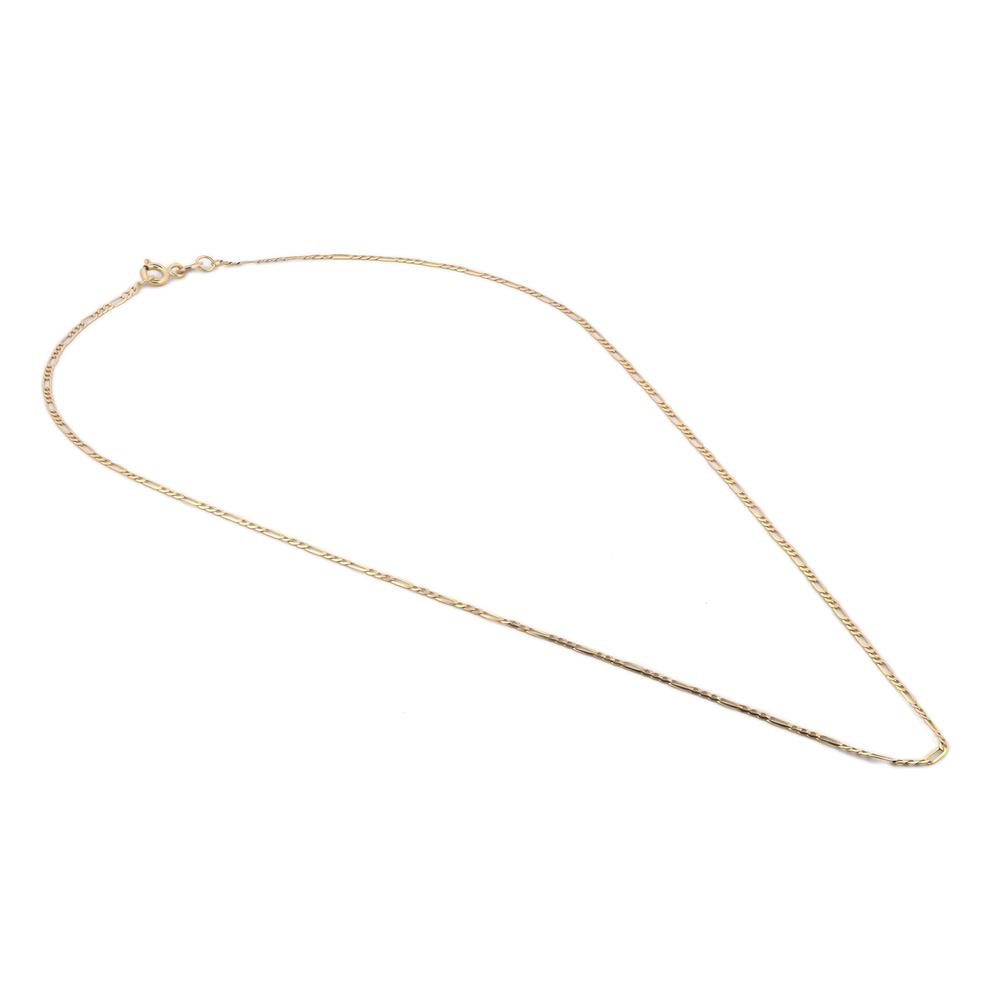 Foto 3 | Cadena Estilo Cartier Oro Italiano Sólido 14k 45 Cm