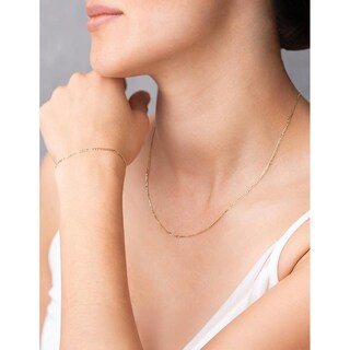 Foto 6 | Cadena Estilo Cartier Oro Italiano Sólido 14k 40 Cm