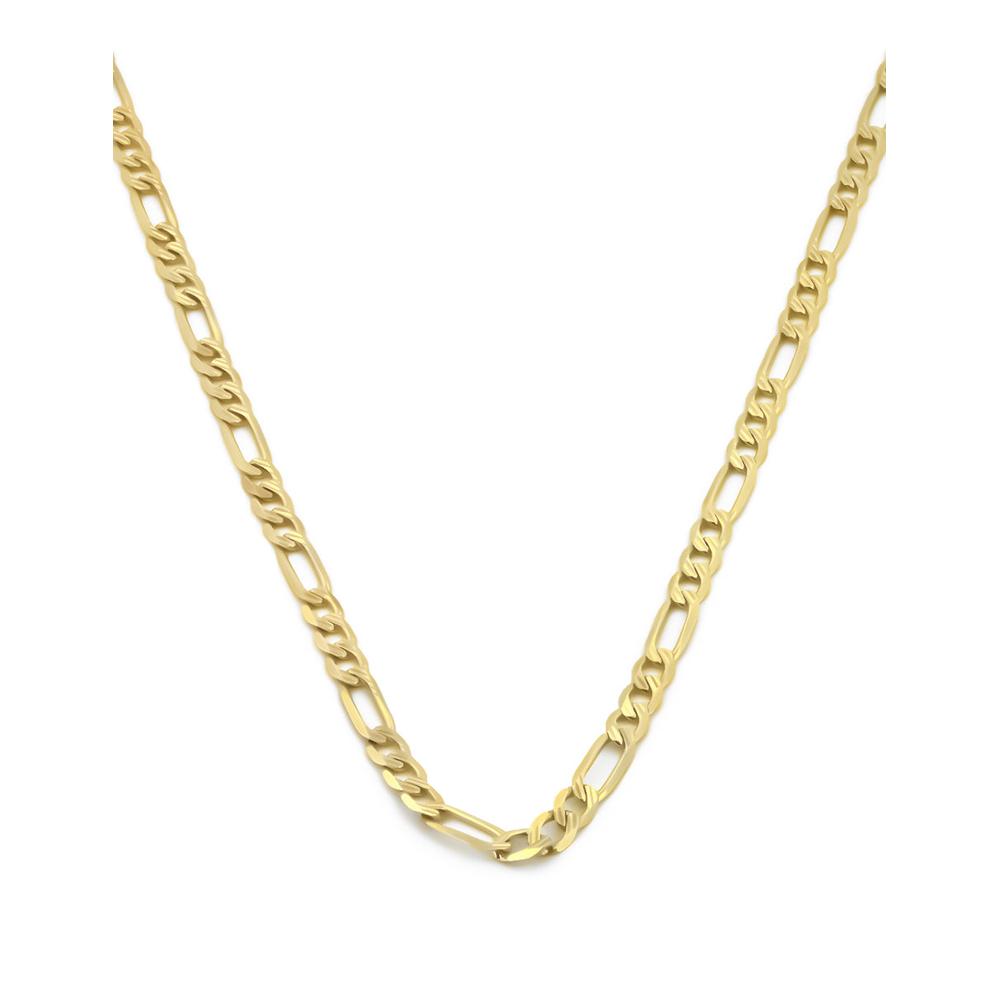 Foto 1 | Cadena Figaro 3mm 60 Cm Oro Sólido 14k