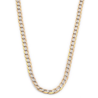 Foto 1 | Cadena Estilo Barbada Oro Italiano Sólido 14k 50 Cm
